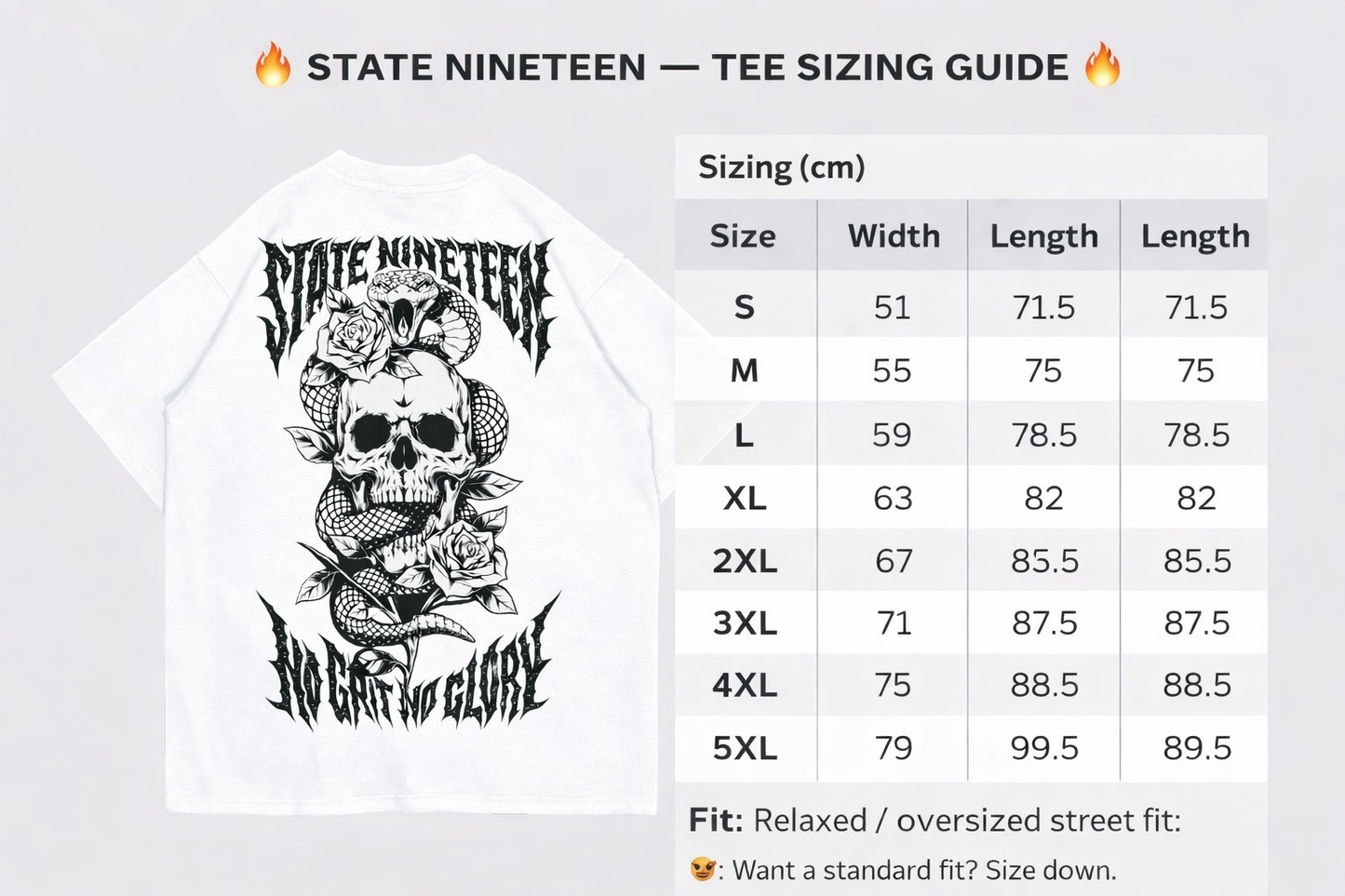 RELENTLESS TEE - WHITE