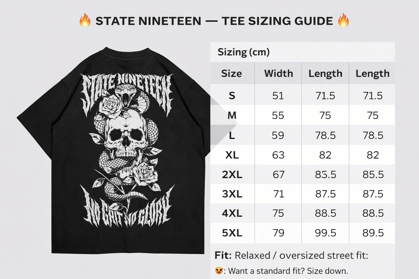 RELENTLESS TEE - BLACK